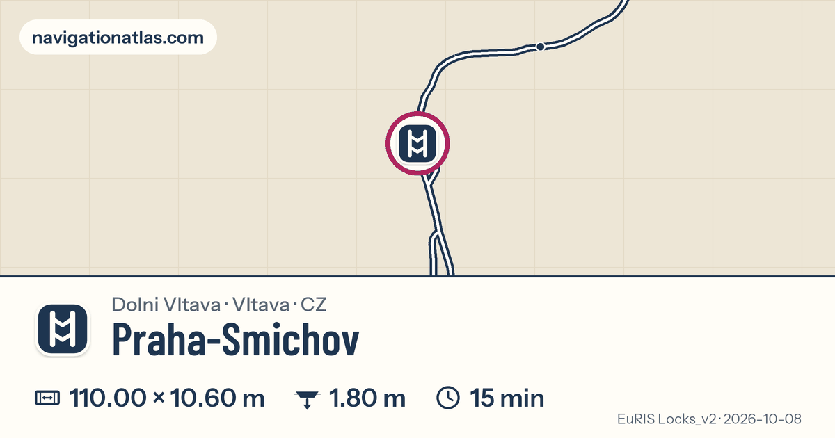 Map around Praha-Smichov, with its chamber figures