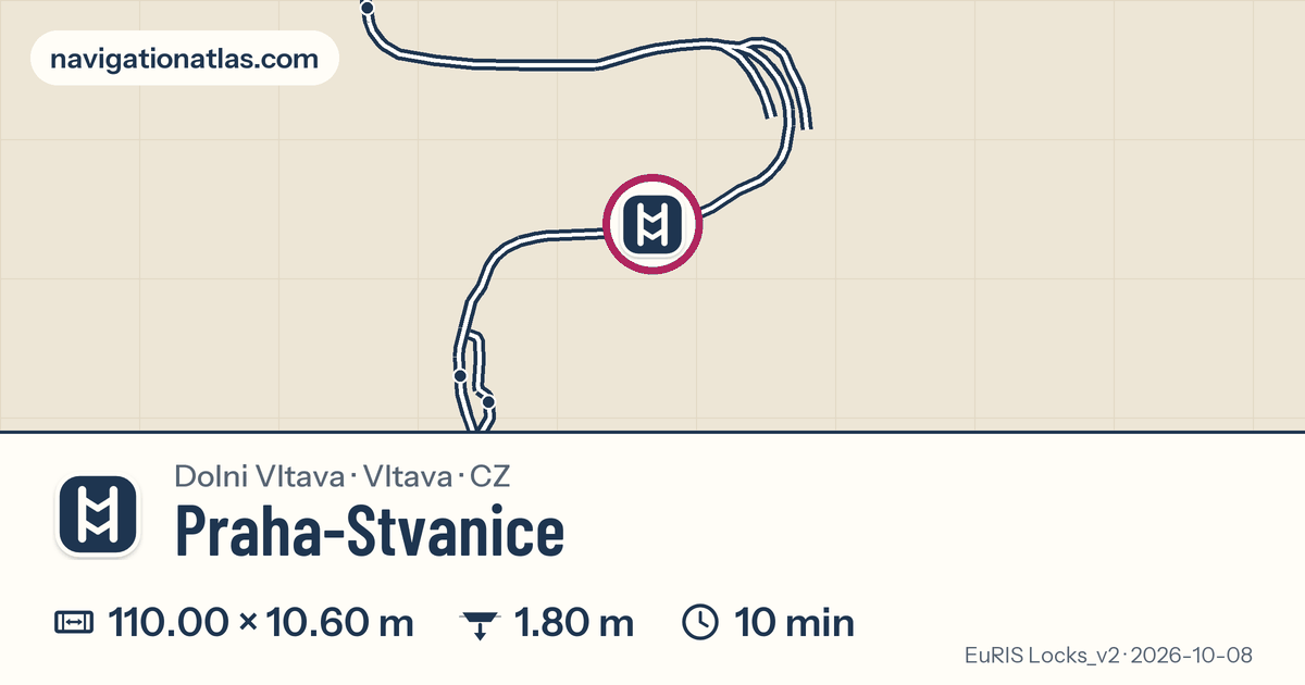 Map around Praha-Stvanice, with its chamber figures