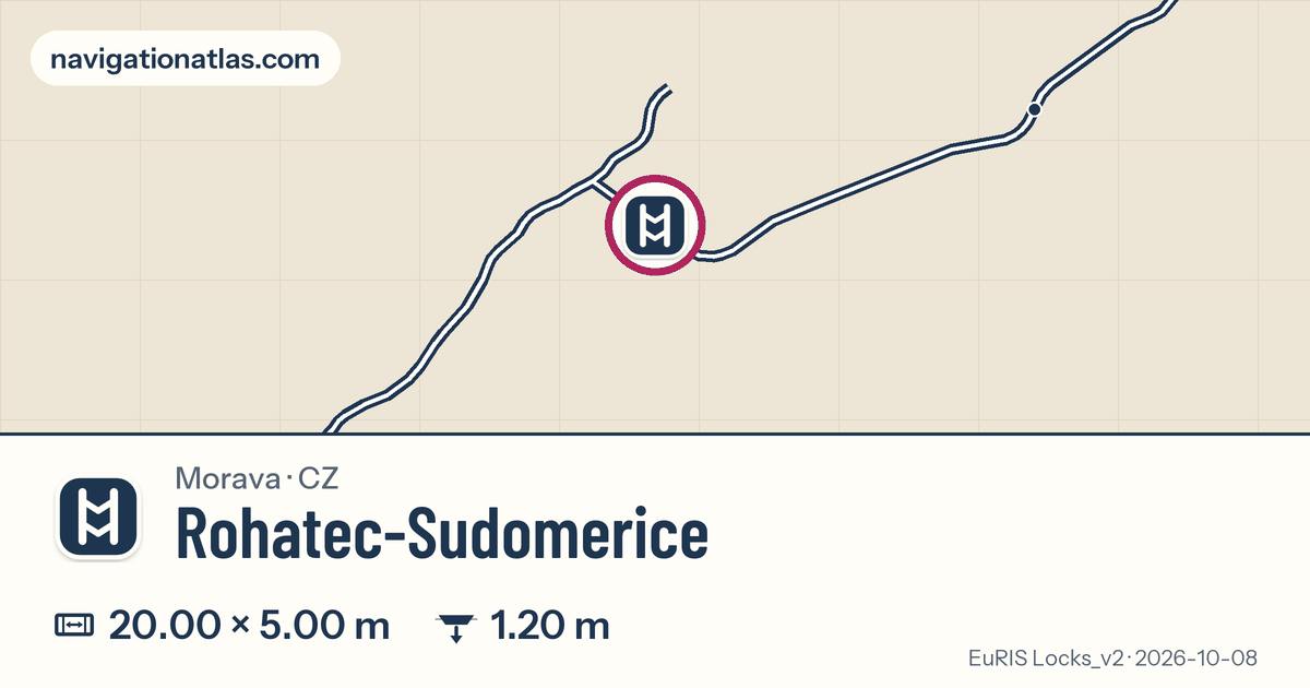 Map around Rohatec-Sudomerice, with its chamber figures