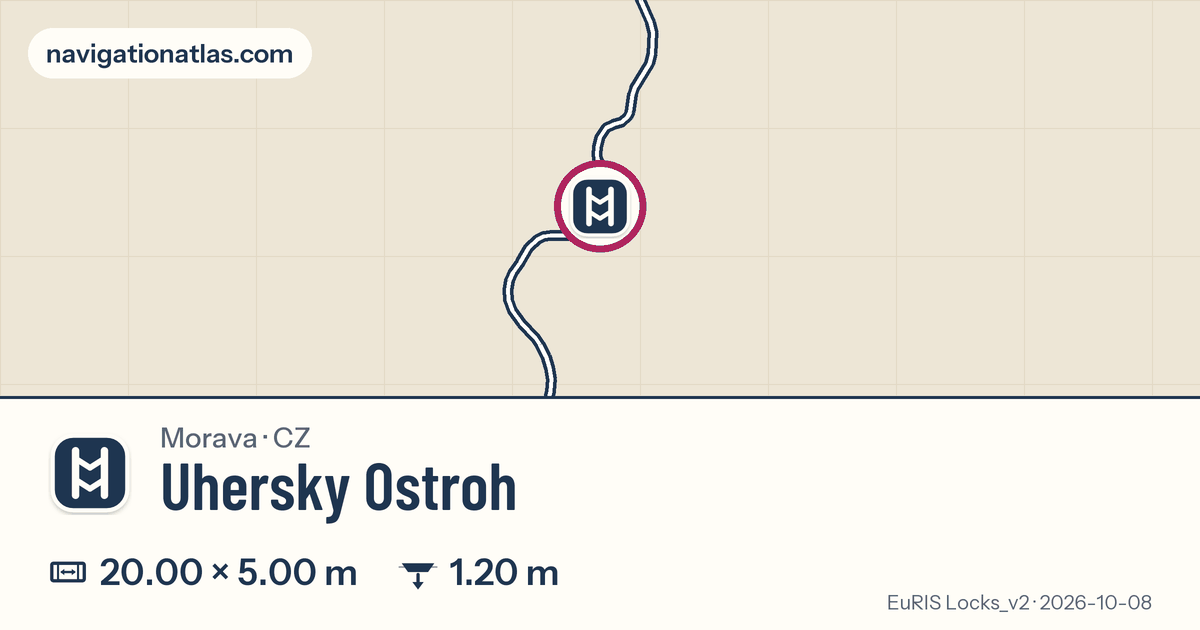 Map around Uhersky Ostroh, with its chamber figures