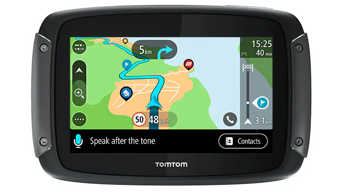 TomTom Rider 550, Motorcycle GPS trackers, navigation atlas